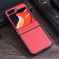 Samsung Galaxy Z Flip 5 Folding Leather Texture Phone Case