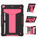 For iPad 9th 8th 7th Gen 10.2 / iPad Pro 10.5 T-shaped Bracket Shockproof PC + Silicone Protective Case
