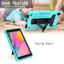 For Samsung Galaxy Tab A8.0 (2019) T290 PC + Silicone Protective Case