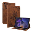 Butterfly Flower Embossed Leather Tablet Case, For Samsung Galaxy Tab A11+