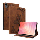 Butterfly Flower Embossed Leather Tablet Case, For Samsung Galaxy Tab A11+