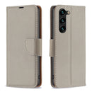 For Samsung Galaxy A35 Litchi Texture Pure Colour Flip Leather wallet Phone Case
