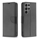 For Samsung Galaxy A35 Litchi Texture Pure Colour Flip Leather wallet Phone Case