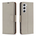 For Samsung Galaxy S24 5G Litchi Texture Pure Colour Flip Leather Phone Case