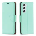 For Samsung Galaxy S24 5G Litchi Texture Pure Colour Flip Leather Phone Case