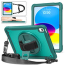 For iPad Air 2/ Air 1 Pro 11 inch Heavy Duty Hybrid Tablet Case with Handle & Strap