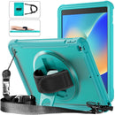 For iPad Air 2/ Air 1 Pro 11 inch Heavy Duty Hybrid Tablet Case with Handle & Strap