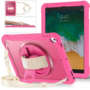 For iPad Air 2/ Air 1 Pro 11 inch Heavy Duty Hybrid Tablet Case with Handle & Strap