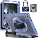 For iPad Air 2/ Air 1 Pro 11 inch Heavy Duty Hybrid Tablet Case with Handle & Strap