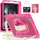 For iPad Air 2/ Air 1 Pro 11 inch Heavy Duty Hybrid Tablet Case with Handle & Strap