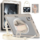 For iPad Air 2/ Air 1 Pro 11 inch Heavy Duty Hybrid Tablet Case with Handle & Strap