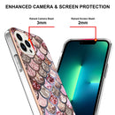 For iPhone 15 Electroplating Pattern IMD TPU Shockproof Case