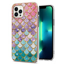For iPhone 15 Electroplating Pattern IMD TPU Shockproof Case
