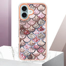 For iPhone 15 Pro Max Electroplating Pattern IMD TPU Shockproof Case