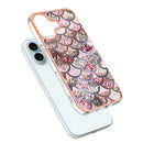 For iPhone 15 Pro Max Electroplating Pattern IMD TPU Shockproof Case