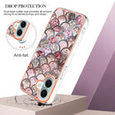 For iPhone 15 Pro Max Electroplating Pattern IMD TPU Shockproof Case