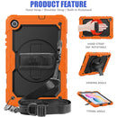 For Samsung Galaxy Tab S6 Lite P610 ShockproofShockproof Case with Holder & Shoulder Strap& Pen Holder