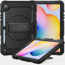 For Samsung Galaxy Tab S6 Lite P610 ShockproofShockproof Case with Holder & Shoulder Strap& Pen Holder