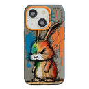 Animal Pattern Oil Painting Series PC + TPU Phone Case, For iPhone 14