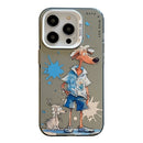 Animal Pattern Oil Painting Series PC + TPU Phone Case, For iPhone 14 Pro Max