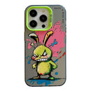 Animal Pattern Oil Painting Series PC + TPU Phone Case, For iPhone 15 Pro