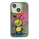 Animal Pattern Oil Painting Series PC + TPU Phone Case, For iPhone 15 Plus