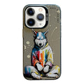 Animal Pattern Oil Painting Series PC + TPU Phone Case, For iPhone 11 Pro Max