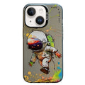 Animal Pattern Oil Painting Series PC + TPU Phone Case, For iPhone 14 Plus