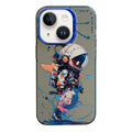 Animal Pattern Oil Painting Series PC + TPU Phone Case, For iPhone 14 Plus