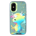 Animal Pattern Oil Painting Series PC + TPU Phone Case, For iPhone X / XS