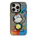 Animal Pattern Oil Painting Series PC + TPU Phone Case, For iPhone 16 Pro Max