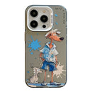 Animal Pattern Oil Painting Series PC + TPU Phone Case, For iPhone 16 Pro Max