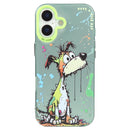 Animal Pattern Oil Painting Series PC + TPU Phone Case, For iPhone 16