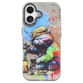 Animal Pattern Oil Painting Series PC + TPU Phone Case, For iPhone 16