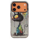 Animal Pattern Oil Painting Series PC + TPU Phone Case, For iPhone 17 Pro Max