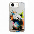 Animal Pattern Oil Painting Series PC + TPU Phone Case, For iPhone 17e / 16e
