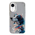 Animal Pattern Oil Painting Series PC + TPU Phone Case, For iPhone XR