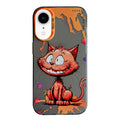 Animal Pattern Oil Painting Series PC + TPU Phone Case, For iPhone XR