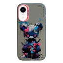 Animal Pattern Oil Painting Series PC + TPU Phone Case, For iPhone XR