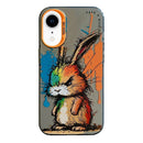 Animal Pattern Oil Painting Series PC + TPU Phone Case, For iPhone XR