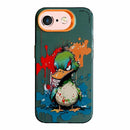 Animal Pattern Oil Painting Series PC + TPU Phone Case, For iPhone 6s / 6