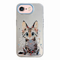Animal Pattern Oil Painting Series PC + TPU Phone Case, For iPhone 6s / 6