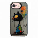 Animal Pattern Oil Painting Series PC + TPU Phone Case, For iPhone 6s / 6