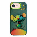 Animal Pattern Oil Painting Series PC + TPU Phone Case, For iPhone 6s / 6