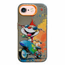 Animal Pattern Oil Painting Series PC + TPU Phone Case, For iPhone 6s / 6