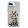 Animal Pattern Oil Painting Series PC + TPU Phone Case, For iPhone 7 Plus / 8 Plus