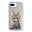 Animal Pattern Oil Painting Series PC + TPU Phone Case, For iPhone 7 Plus / 8 Plus