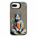 Animal Pattern Oil Painting Series PC + TPU Phone Case, For iPhone 7 Plus / 8 Plus
