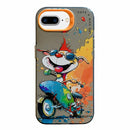 Animal Pattern Oil Painting Series PC + TPU Phone Case, For iPhone 7 Plus / 8 Plus