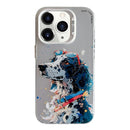 Animal Pattern Oil Painting Series PC + TPU Phone Case, For iPhone 11 Pro